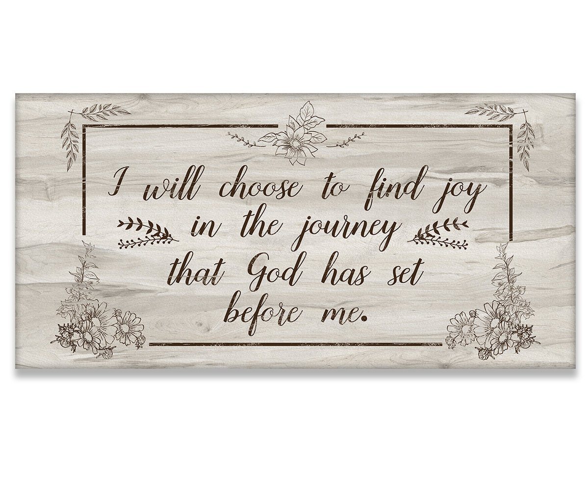 I Will Choose To Find Joy - Canvas