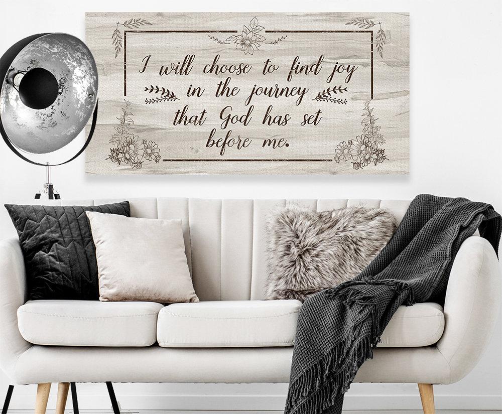 I Will Choose To Find Joy - Canvas
