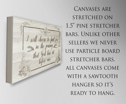 I Will Choose To Find Joy - Canvas