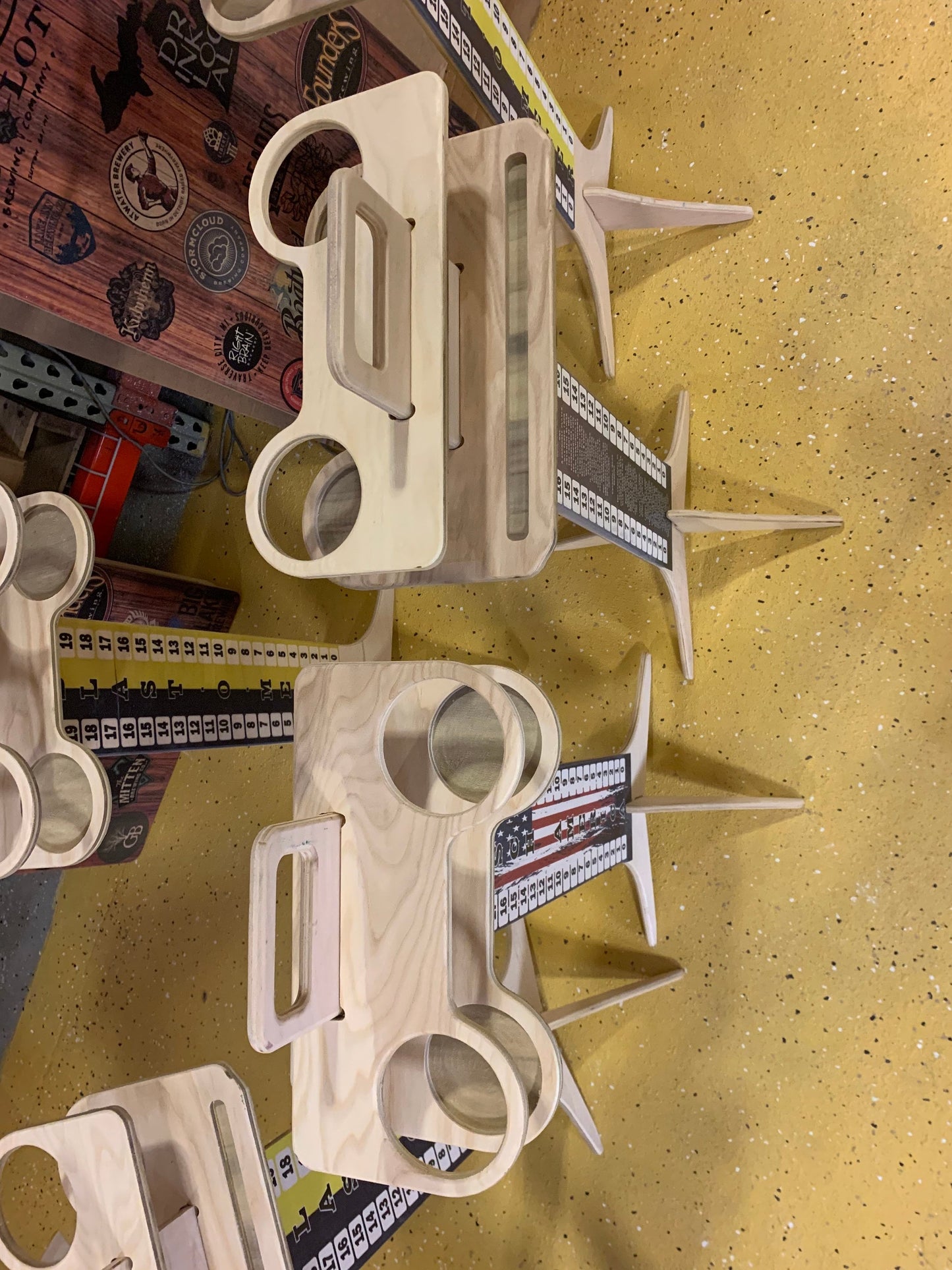 Cornhole Score Tower and Drink Holder