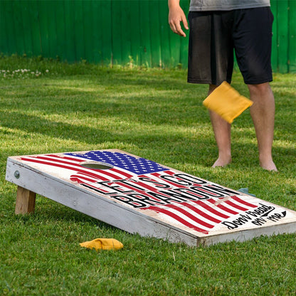 Let's Go Brandon - Cornhole Board Wrap - Set of 2