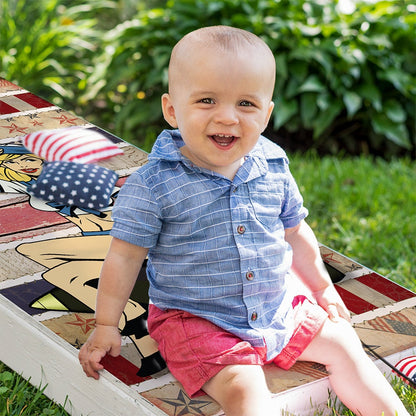 Sexy Sailor Americana - Cornhole Board Wrap - Set of 2