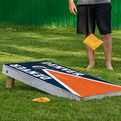 Denver Footall - Cornhole Board Wrap - Set of 2
