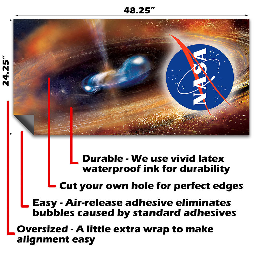 Outer Space - Cornhole Board Wrap - Set of 2