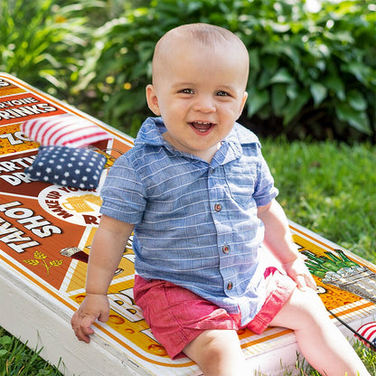 Beer Game - Cornhole Board Wrap - Set of 2
