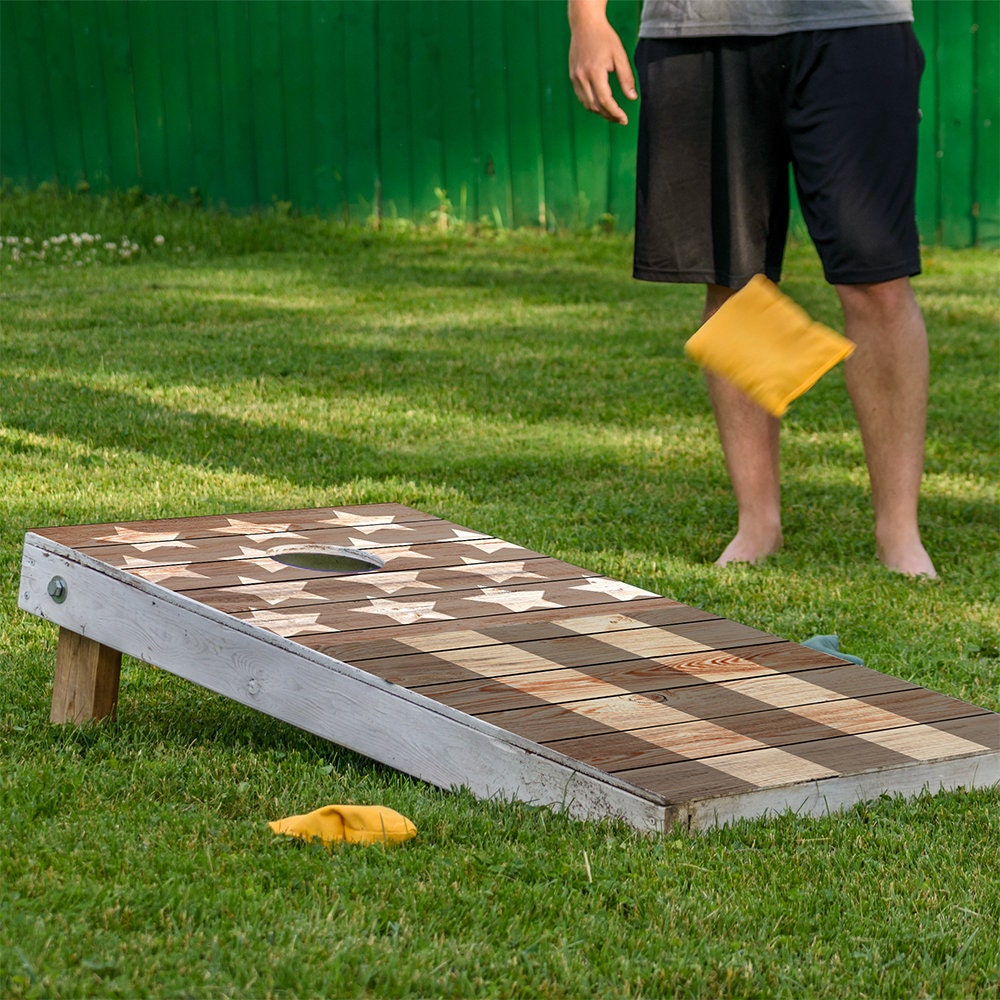 Stars & Stripes - Cornhole Board Wrap - Set of 2