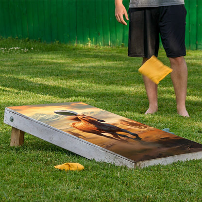 Horses Farm - Cornhole Board Wrap - Set of 2
