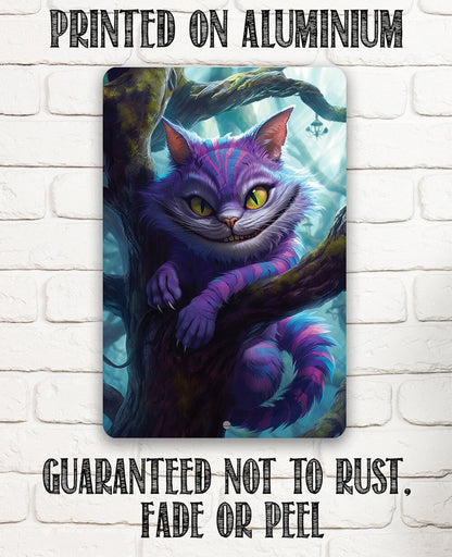 Cheshire Cat - Metal Sign
