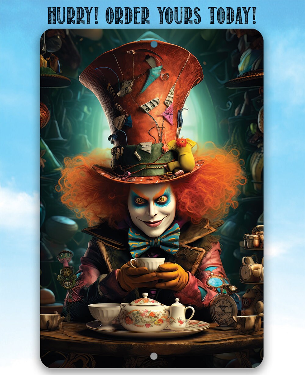 Mad Hatter - Metal Sign