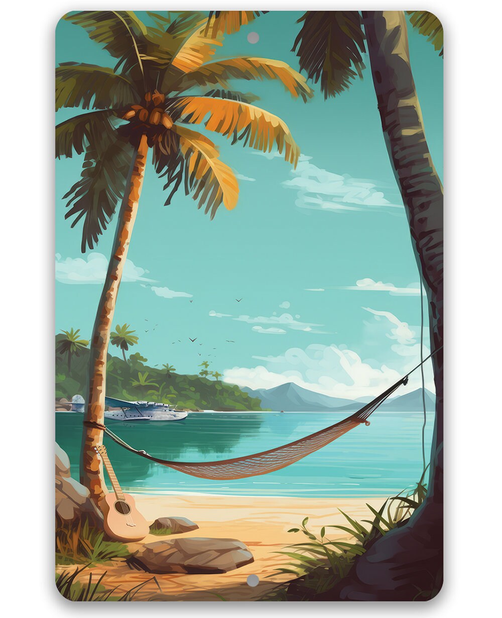 Another Day in Paradise - Metal Sign