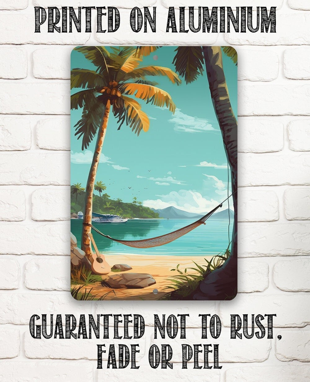Another Day in Paradise - Metal Sign