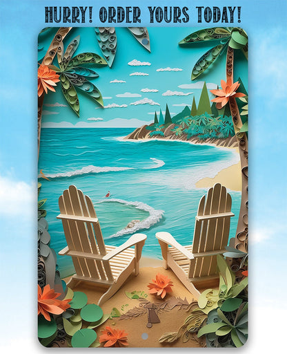 Beach Dreams - Metal Sign