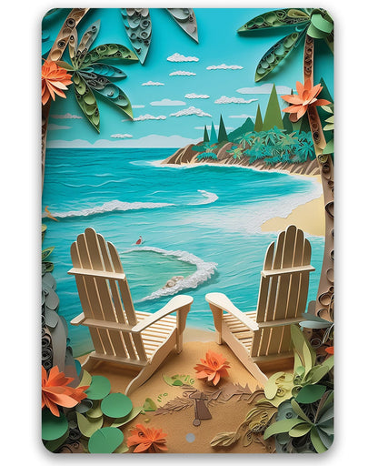 Beach Dreams - Metal Sign