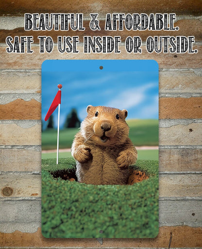 Gopher Golf - Metal Sign