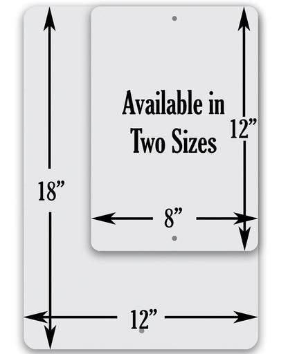 Cornhole Rules - Metal Sign