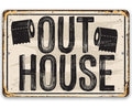 Out House - Metal Sign