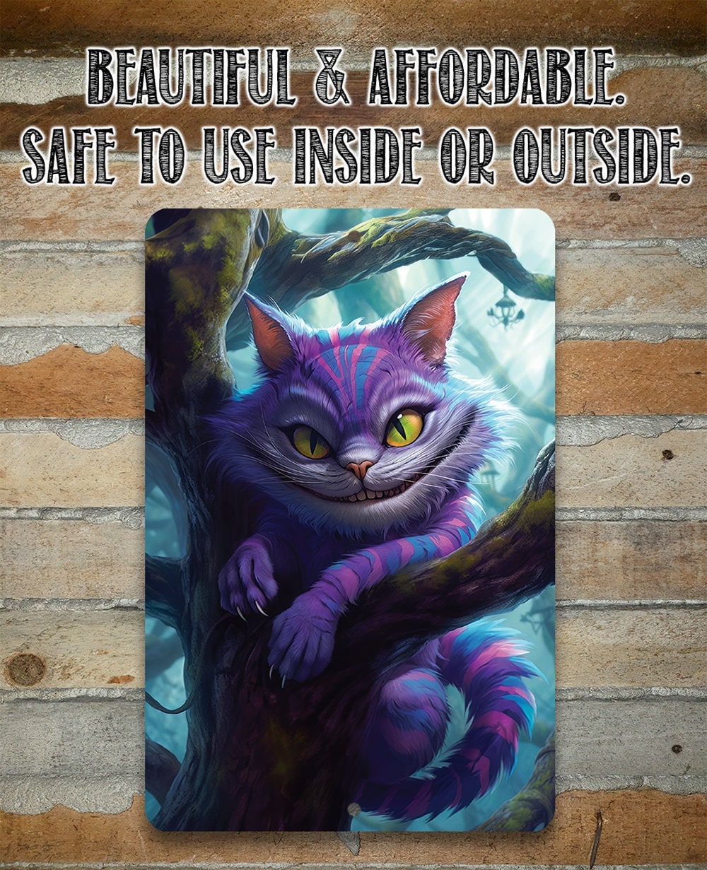 Cheshire Cat - Metal Sign