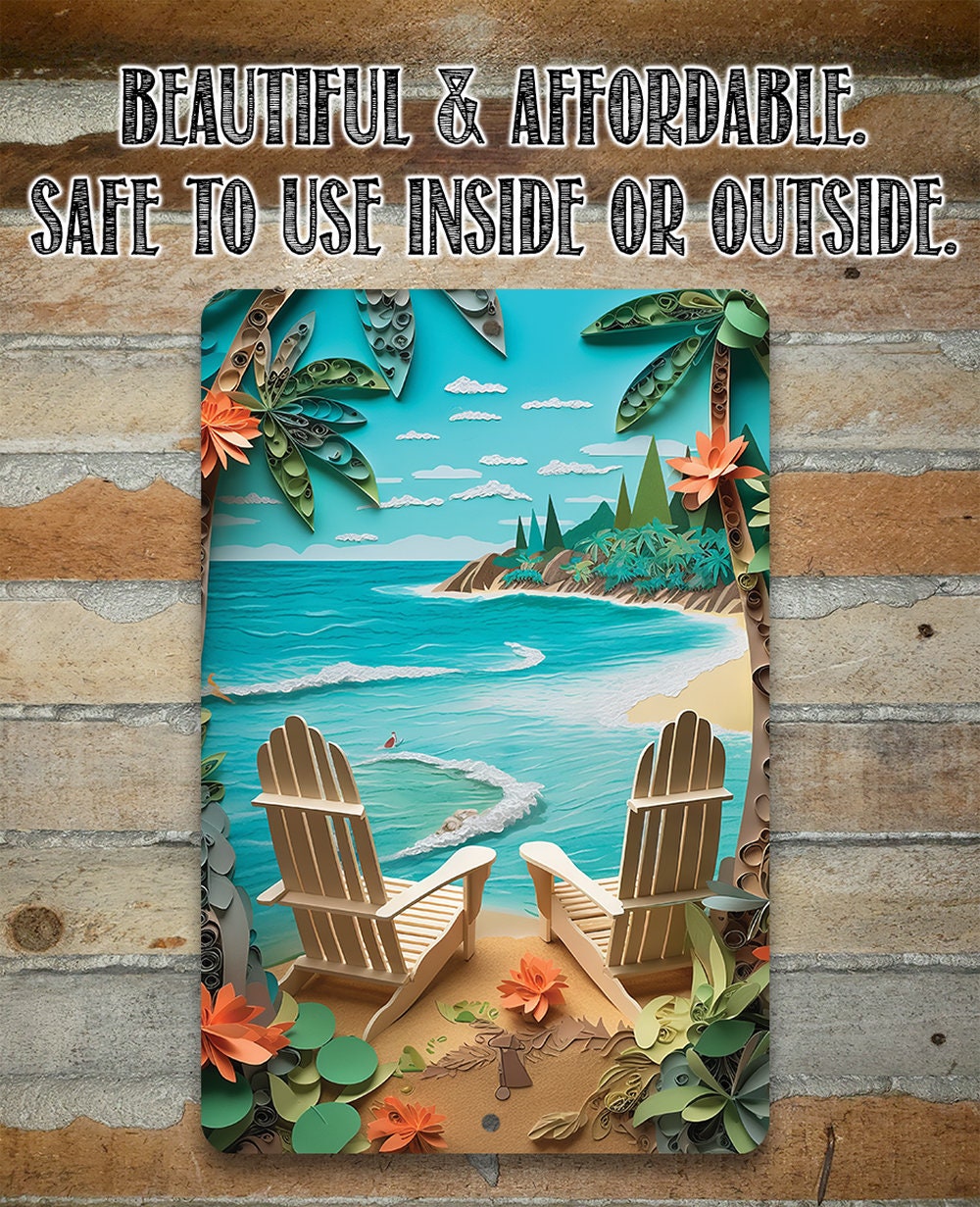 Beach Dreams - Metal Sign