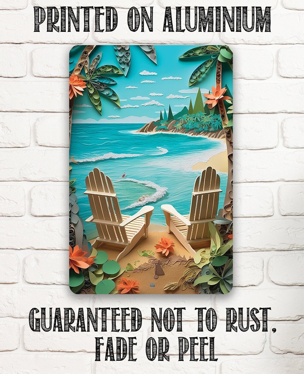 Beach Dreams - Metal Sign