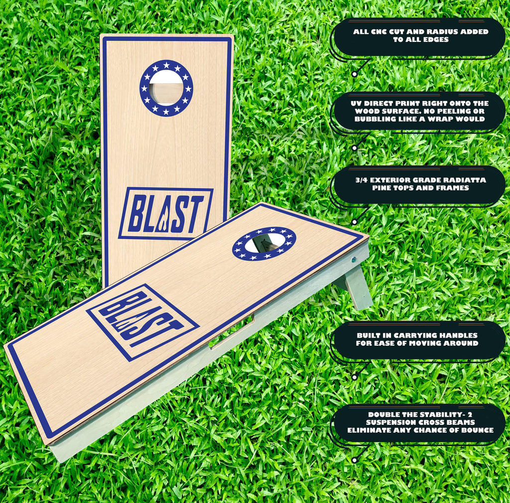 Customize your lake name in Michigan Cornhole Boards