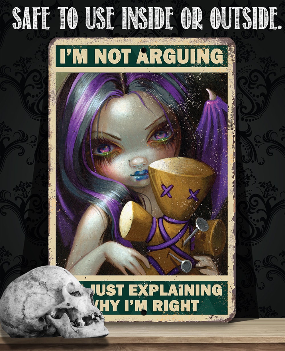 I'm Not Arguing, Just Explaining Why I'm Right - Metal Sign