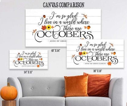 I'm So Glad, Octobers - Canvas