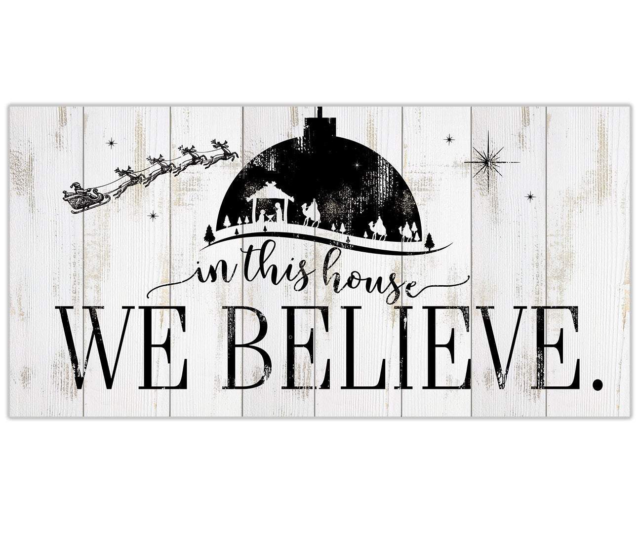 In This House We Believe - Canvas