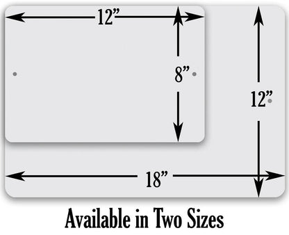 It's 5 O'Clock At The Pool - Metal Sign
