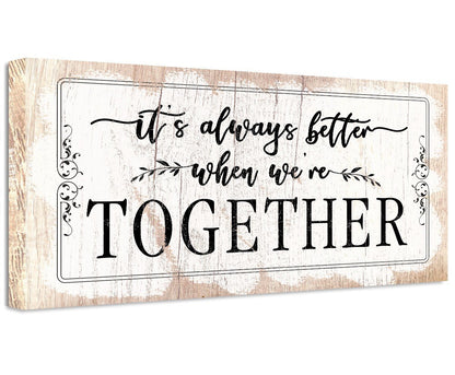 It's Always Better When We're Together 2 - Canvas