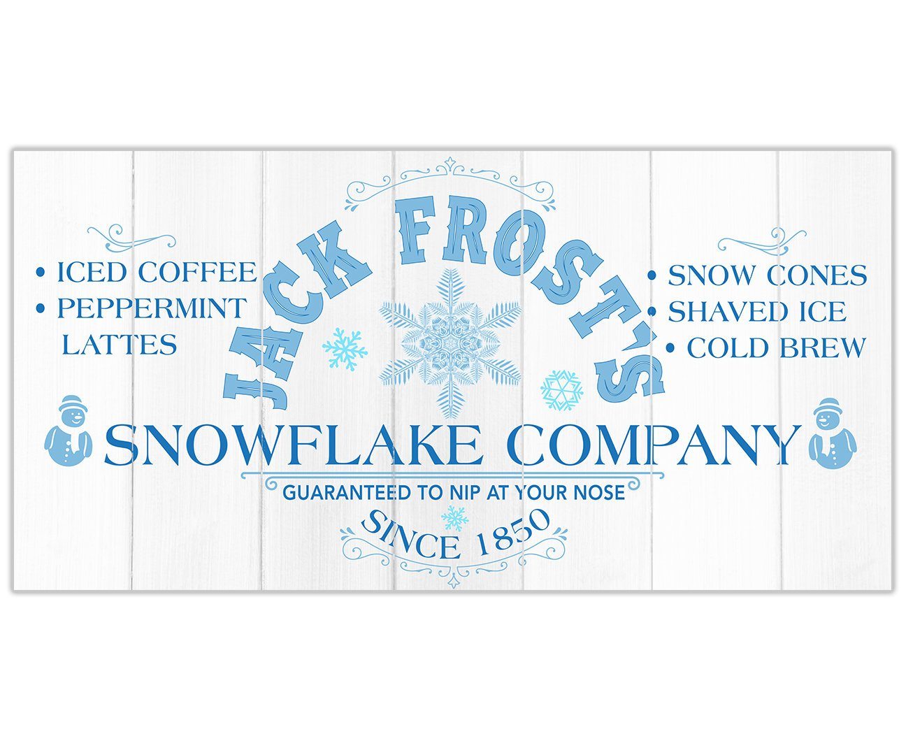 Jack Frost Snowflake Co - Canvas