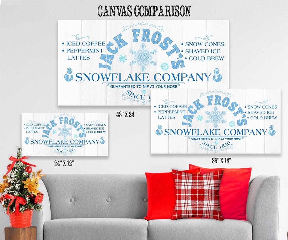 Jack Frost Snowflake Co - Canvas