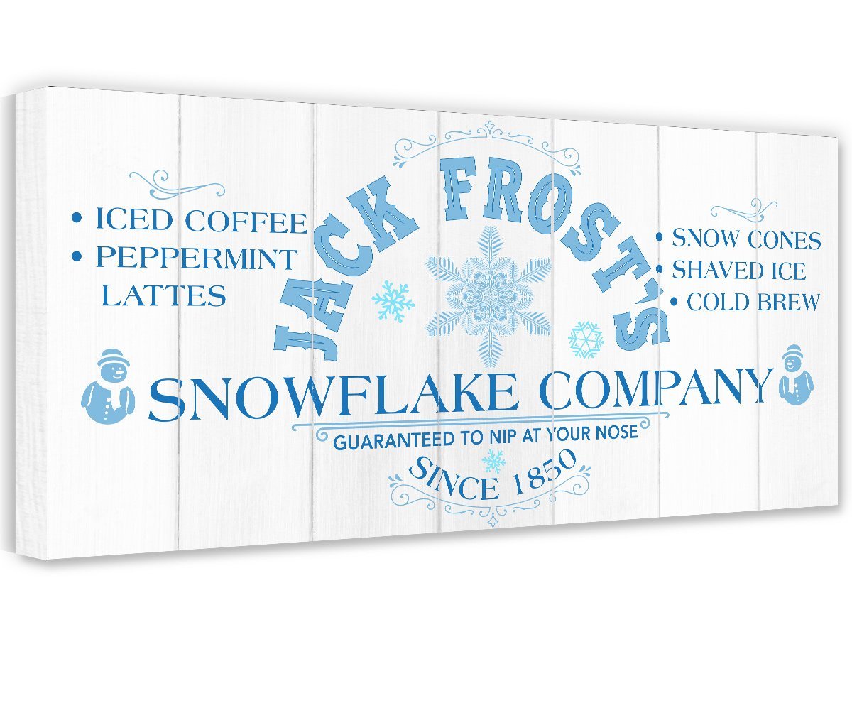 Jack Frost Snowflake Co - Canvas