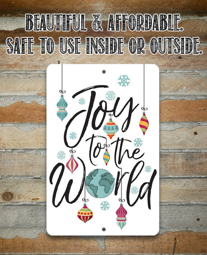 Joy To The World - Metal Sign