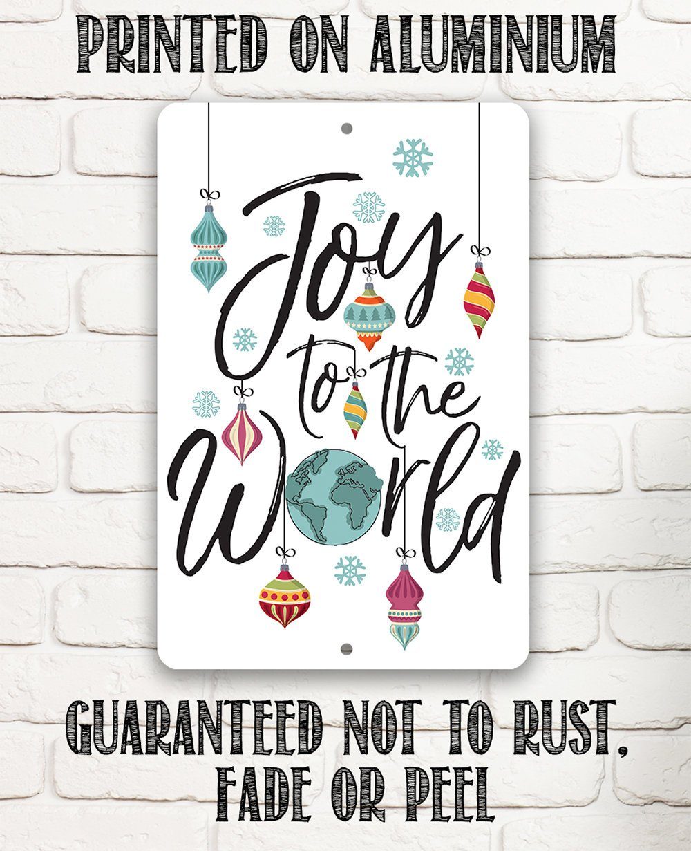 Joy To The World - Metal Sign