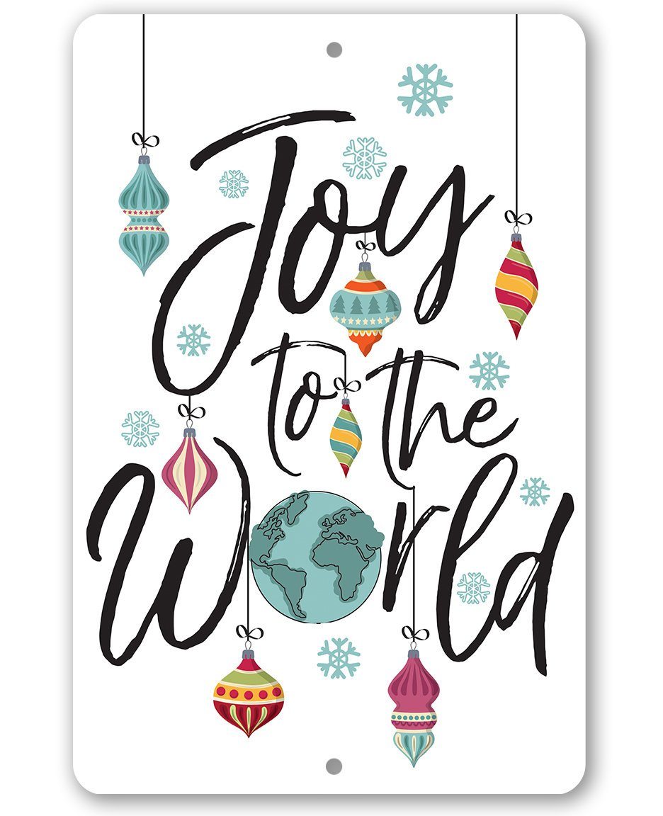 Joy To The World - Metal Sign