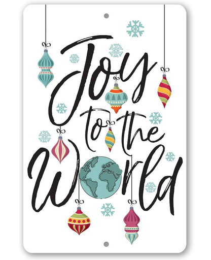 Joy To The World - Metal Sign