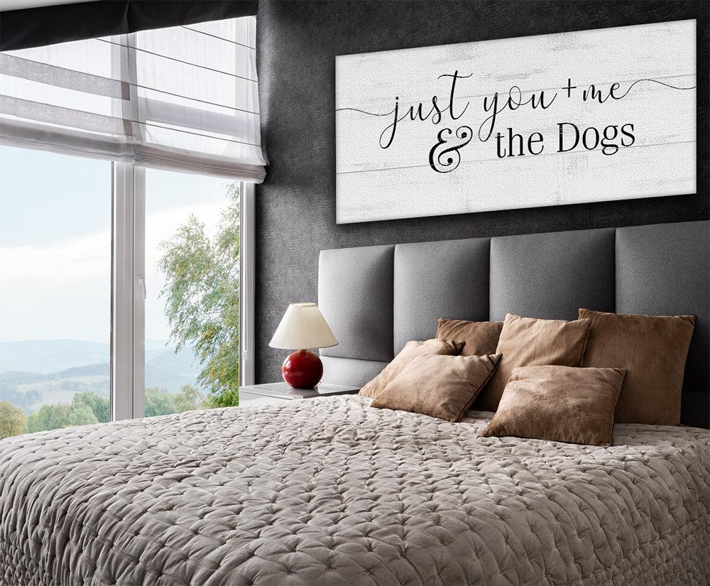 Just You and Me and The Dogs - Canvas