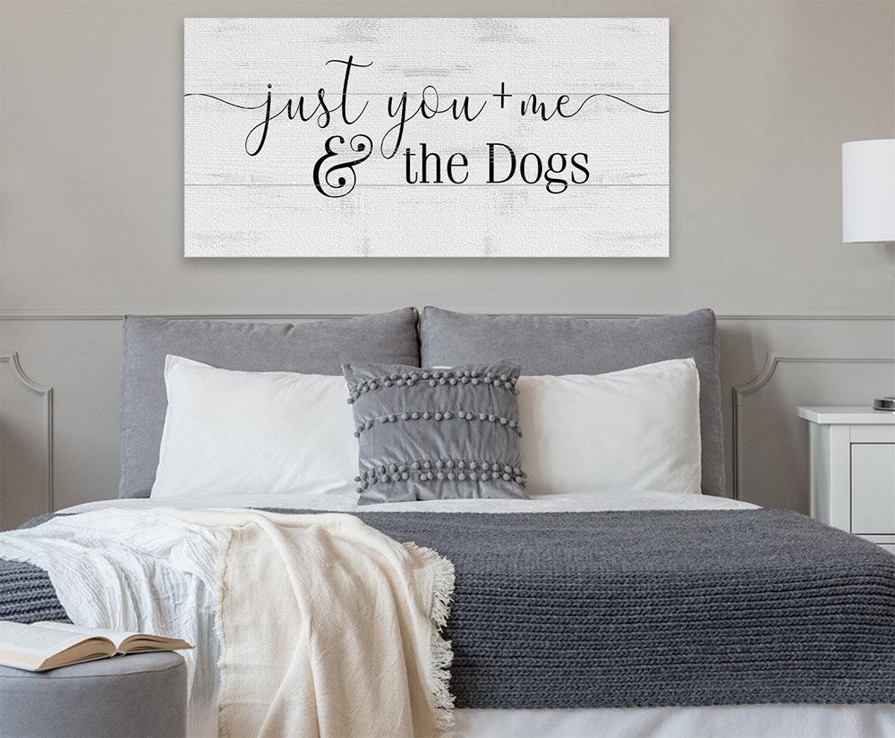 Just You and Me and The Dogs - Canvas