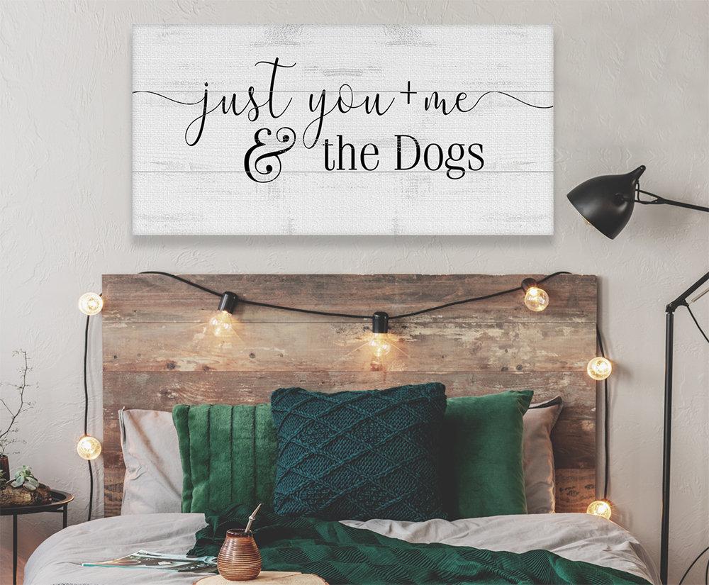 Just You and Me and The Dogs - Canvas