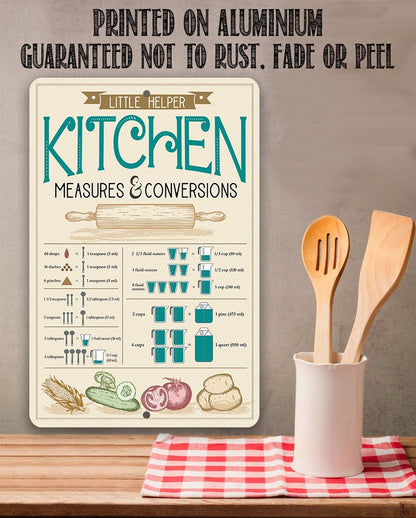 Kitchen Conversions - Metal Sign