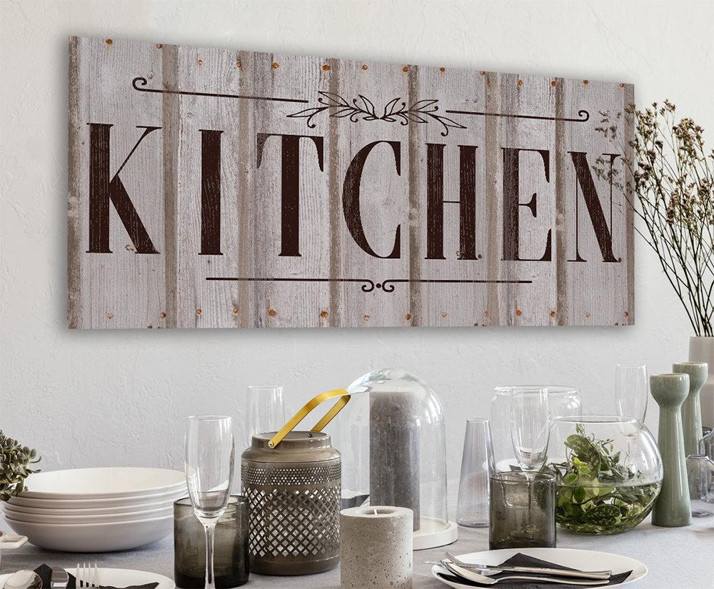 Kitchen Sign - Canvas