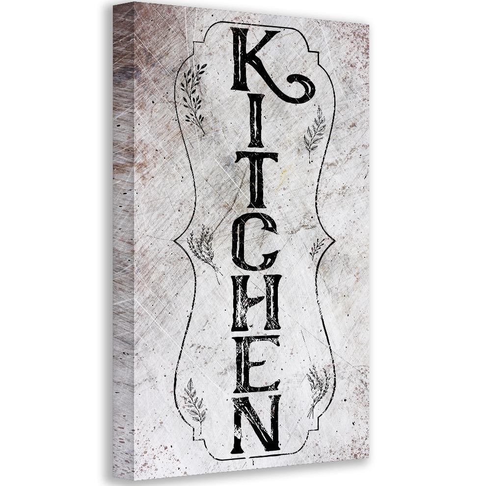 Kitchen - Vertical - Canvas