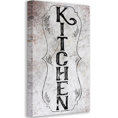 Kitchen - Vertical - Canvas