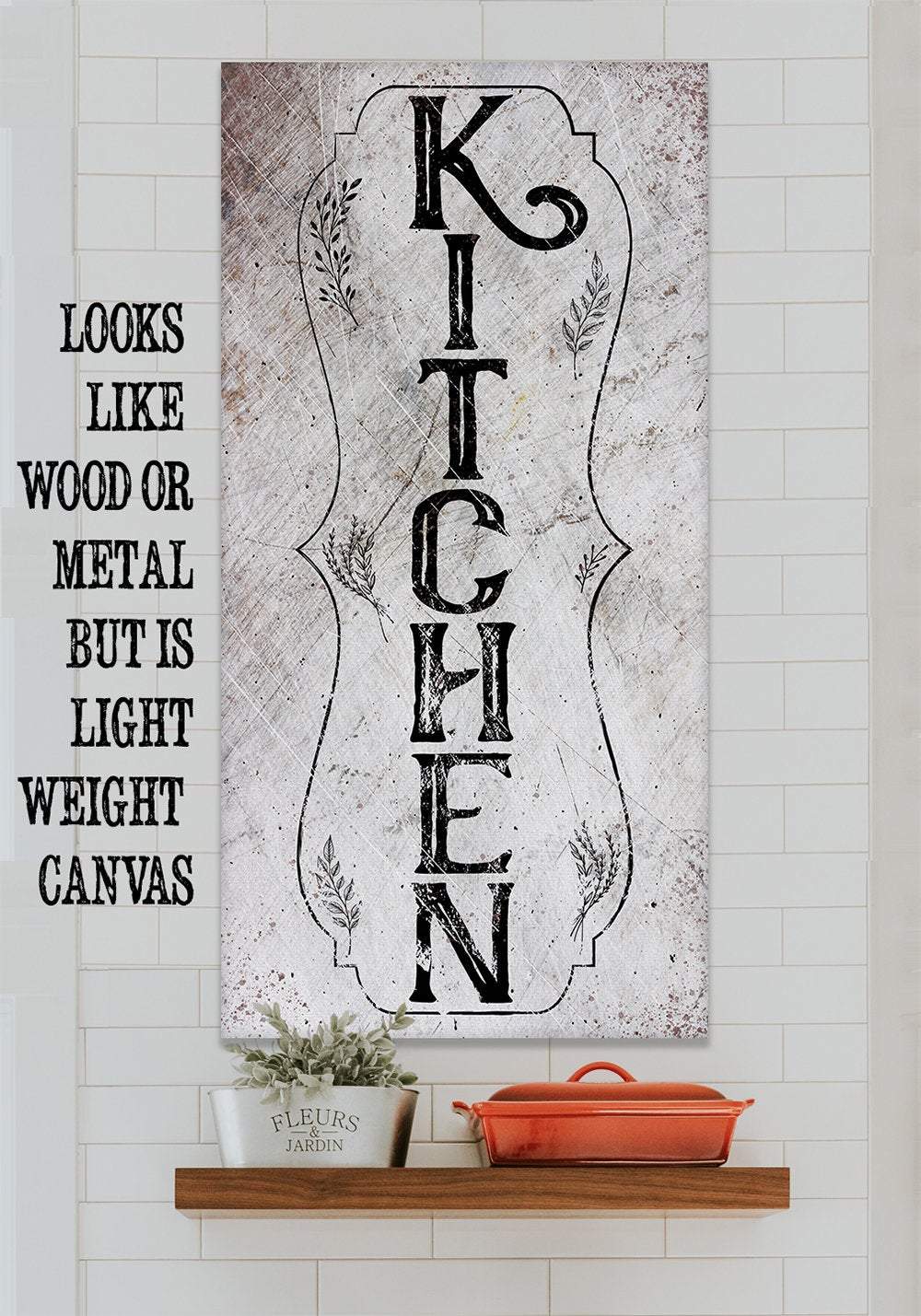 Kitchen - Vertical - Canvas
