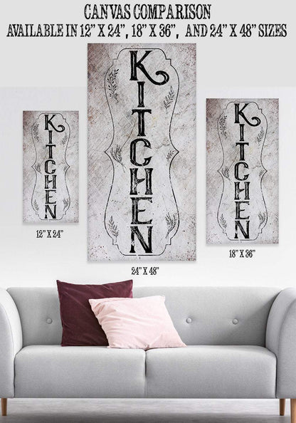 Kitchen - Vertical - Canvas