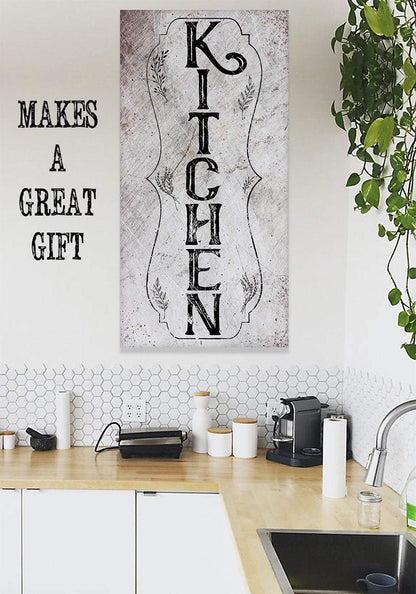 Kitchen - Vertical - Canvas