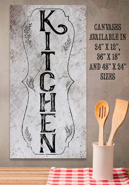 Kitchen - Vertical - Canvas