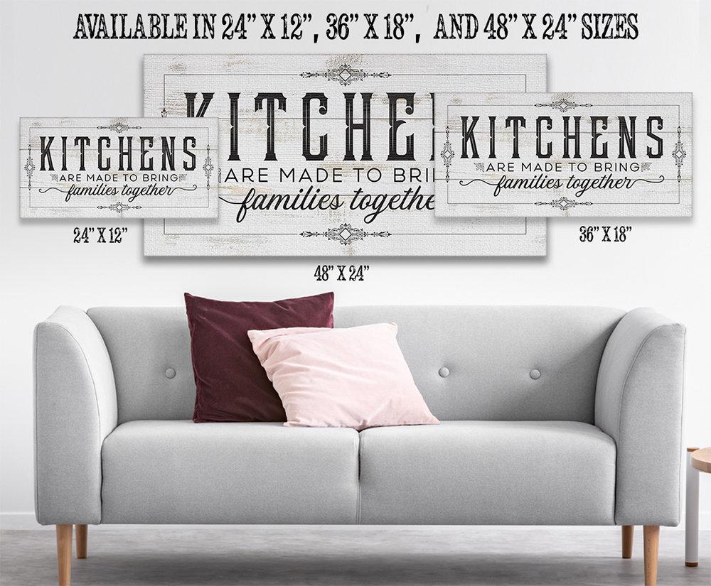Kitchens Are Made - Canvas