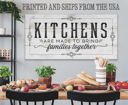 Kitchens Are Made - Canvas