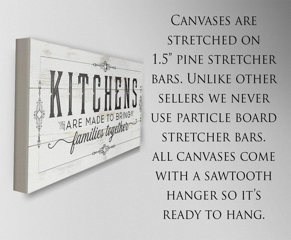 Kitchens Are Made - Canvas